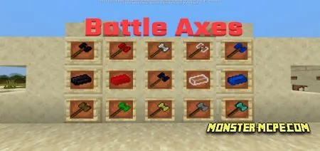 Battle Axes Add-on 1.16+
