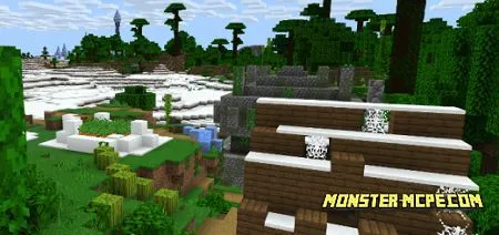 Zombie Village/Jungle Temple Near Ice Spike/Jungle Combo Seed