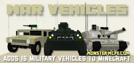 WarVehicles Add-on 1.17/1.16+