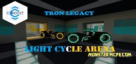 Tron Light Cycle Arena Map
