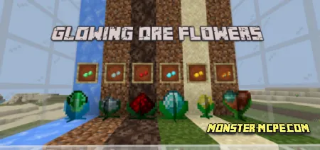 Glowing Ore Flowers Add-on 1.17+