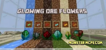 Glowing Ore Flowers Add-on 1.17+
