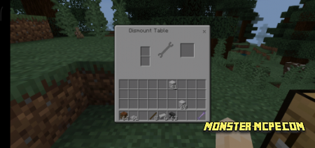 Dismount Table Add-on 1.17+