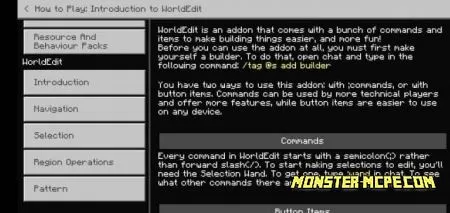WorldEdit: BE Add-on 1.20