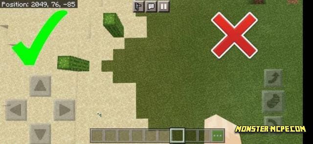 MCPE But If You Touch Grass You Die
