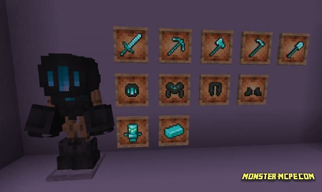 Aaron's Long Sword addon for Minecraft PE 1.7+