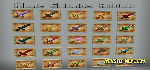 Raiyon's More Swords Add-on 1.17+/1.18