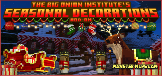 Big Onion's Seasonal Decorations Add-on 1.17+/1.18