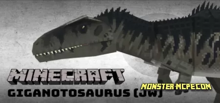 Jurassic World Giganotosaurus Add-on 1.18+