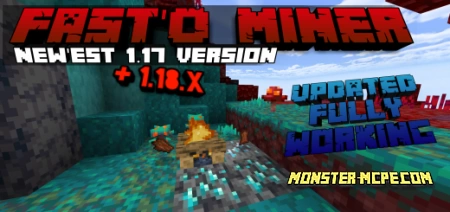 Fast-O Miner Add-on 1.18/1.17+