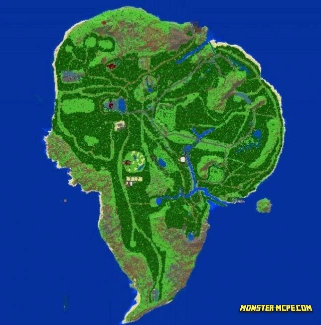 O unt l Pono ky H danka Minecraft Jurassic Park Map V Centru M sta 