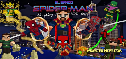Minecraft Spider-Man: No Way Home Add-on 1.18/1.17+/1.16