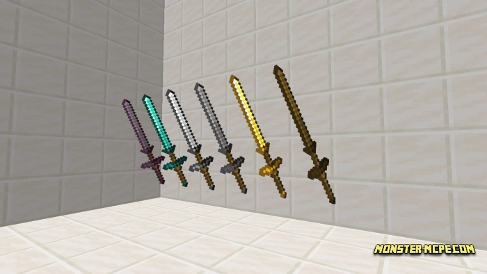 Swords And Weapons 1.19.4 [Power Swords] Minecraft Mod