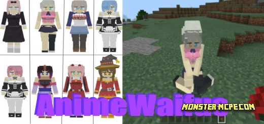 Anime Characters Addon (1.20, 1.19) - Waifus & Husbands Mod MCPE/Bedrock -  9Minecraft.Net