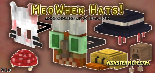 Meowhen Hats Add-on 1.20/1.19+