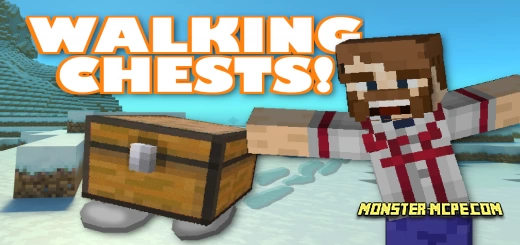 Walking Chests! - Storage that Follows You Add-on 1.18/1.17+/1.16+