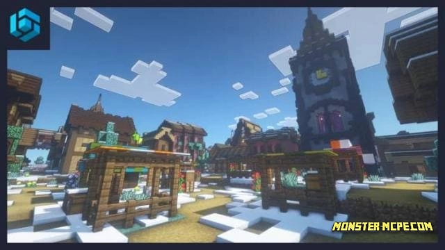 Snowy City - Felport Map