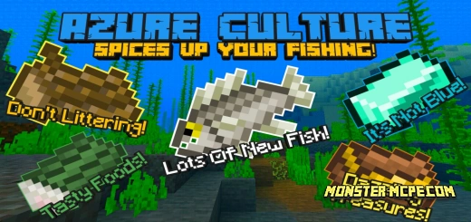 Azure Culture S1: Flavourful Fishing Add-on 1.18/1.17+