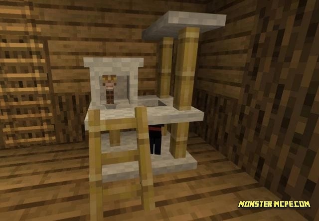 Minecraft cat best sale scratching post