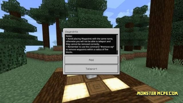 addon multiplayer waypoint mcpe 1.20+ 