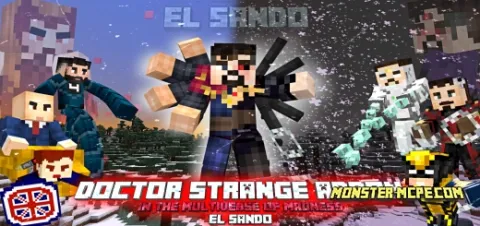 Doctor Strange Addon - In The Multiverse Of Madness Add-on 1.20/1.19/1.18/1.17+/1.16+