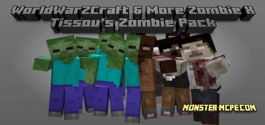 WorldWarZCraft & More Zombie X Tissou Zombie Add-on 1.19