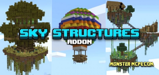 Sky Structures Add-on 1.19/1.18+/1.17+