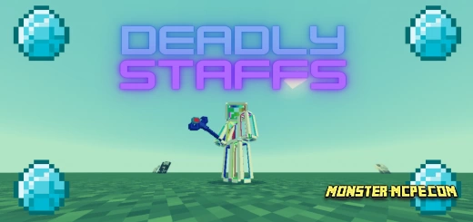 Deadly Staffs Add-on 1.19+/1.18+/1.17+
