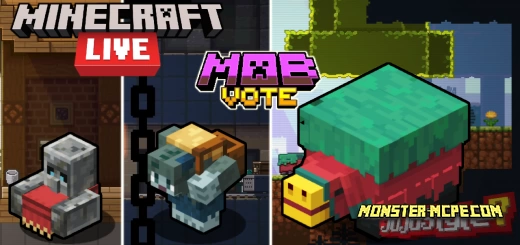 Minecraft Mob Vote Mobs - Adds Mob Vote Mobs to the Game - (BEDROCK)  Minecraft Mod