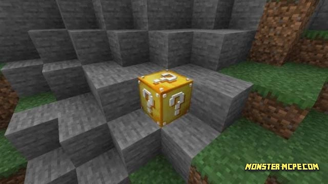 Lucky Block addon for Minecraft PE 1.20.41