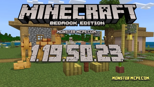 Download Minecraft PE 1.19.50.21 apk free: Camel and Bamboo