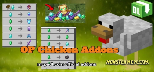 Minecraft But Chickens Are Mobs OP Add-on 1.19+