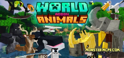 minecraft monsters and animals