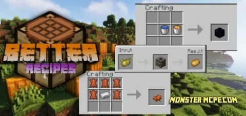 BetterRecipes Add-on 1.20/1.19+