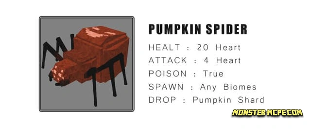 Pumpkin Spider Add-on 1.20+
