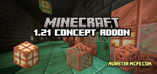 Minecraft 1.21 Concept Add-on 1.20+/1.19+/1.18+1.17