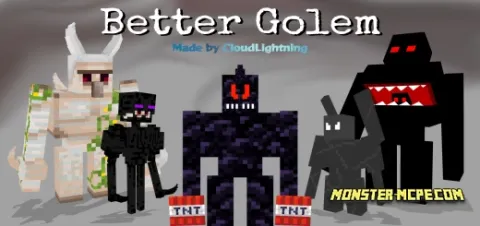 Cloud Mobs: Better Golems Add-on 1.20+/1.19+