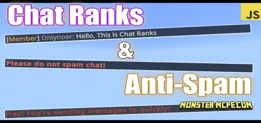 Chat Ranks & Anti-Spam Add-on 1.20+