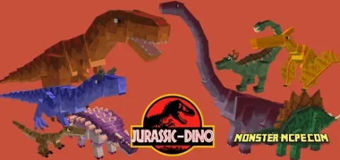 Jurassic Dino World Add-on 1.20+/1.19+
