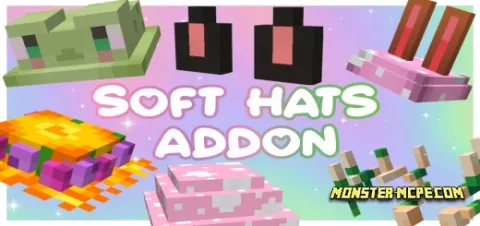 Soft Hats Add-on 1.20+/1.19+/1.18+