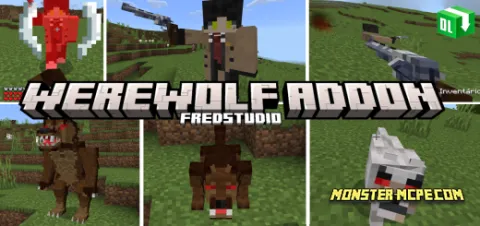 Werewolves : Curse of the Full Moon Add-on 1.20+/1.19+/1.17+
