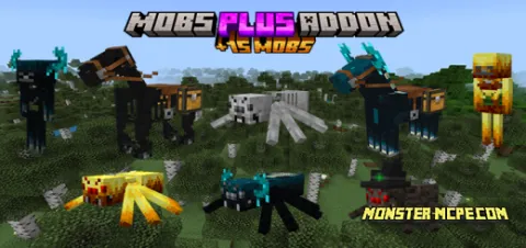 Mobs Plus Add-on 1.21+/1.20+