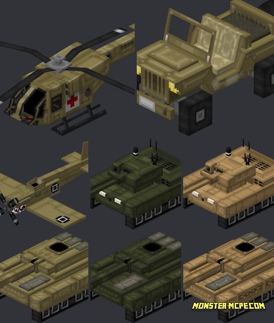 Military Plus - Military Equipment Add-on 1.20+/1.19+