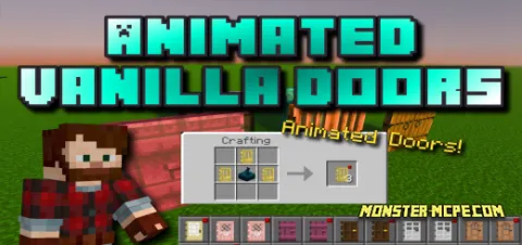 Animated Vanilla Doors Add-on 1.20+