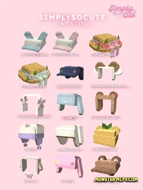 SimplySoCute Hats Add-on 1.20+