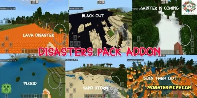 Disaster Addons Add-on 1.20+/1.18+/1.19+/1.17+/1.16+