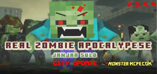 Real zombie apocalypse Add-on 1.20+/1.16+