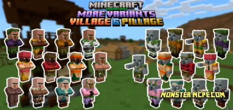 More Variants Village & Pillage Add-on 1.21+