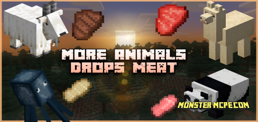 More Animals Drops Meat Add-on 1.20+