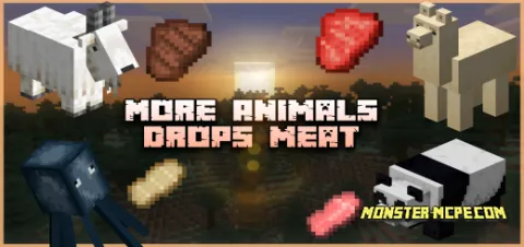 More Animals Drops Meat Add-on 1.20+